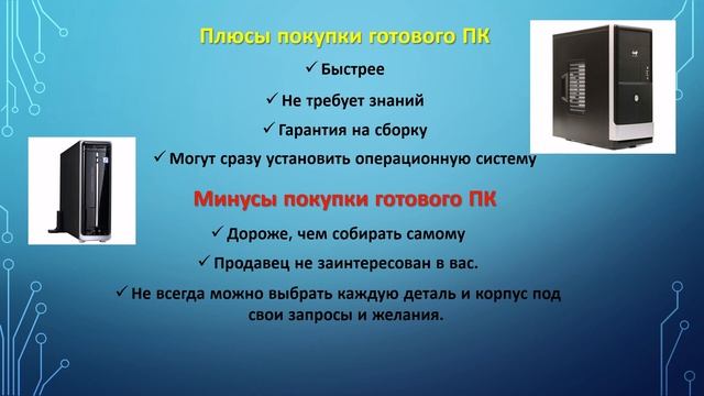 Купить компьютер или собрать самому?