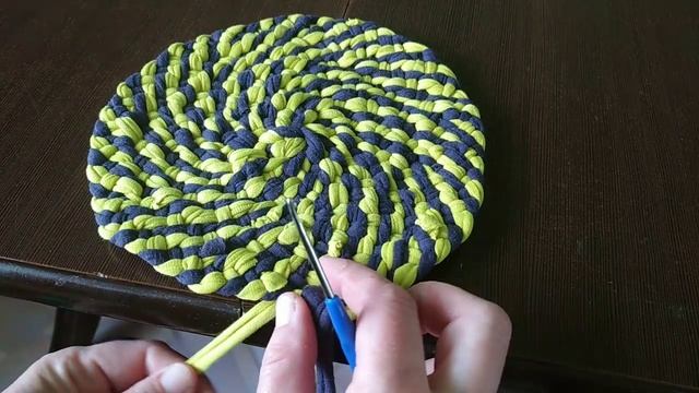 Чичковское плетение. Как закончить коврик.Ч.2