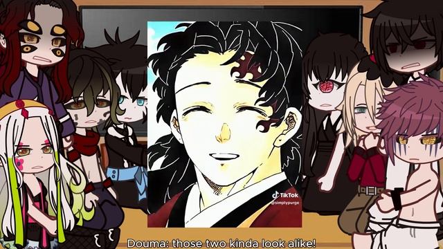 Uppermoons + Muzan react to Tanjiro and Nezuko | demon slayer |