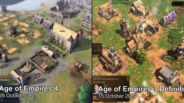 Age of Empires 4 VS Age of Empires 3 DE