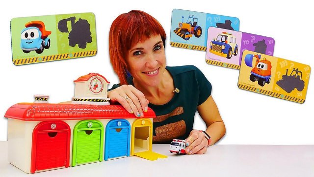 Мультик Грузовичок Лева и видео про игрушки. Маша Капуки Кануки строит мостик из паззлов с Левой!