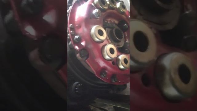 #ТРАКТОР МТЗ 1221# УСТАНОВКА И РЕГУЛИРОВКА ЛАПОК ШТАНГЕЛЕМ УСИЛЕНОЙ КОРЗИНЫ СЦЕПЛЕНИЯ#