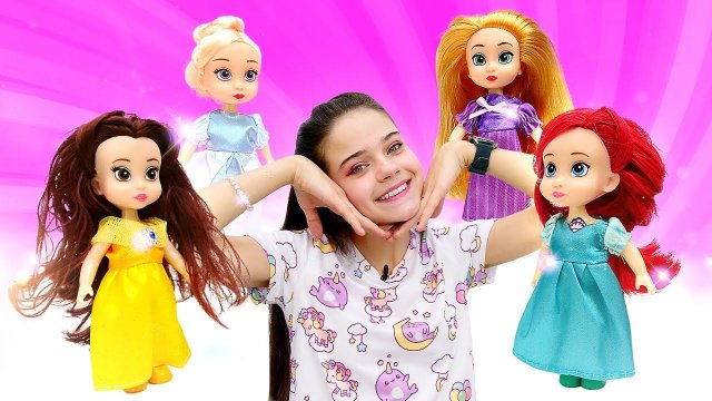 Новая коллекция куколки принцессы Disney - Веселые видео игры: Классные куклы подружки для девочек: