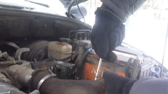 как завести дизель при отрицательных температурах с помощью  быстрого старта.