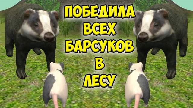 СИМУЛЯТОР МЫШИ Мышонок против барсука Ухаживаю за питомцем