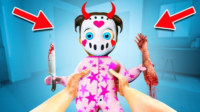 ДЕВОЧКА В МАСКЕ ОХОТИТСЯ НА МЕНЯ! НАСТОЯЩИЙ РЕБЕНОК ДЕМОН 2