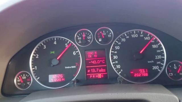 расход в морозы ауди а6 с5 3.0 Quattro