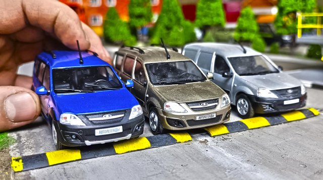 Модельки Лада Ларгус КАКОЙ БЫСТРЕЕ? Автолегенды №33. Про машинки.