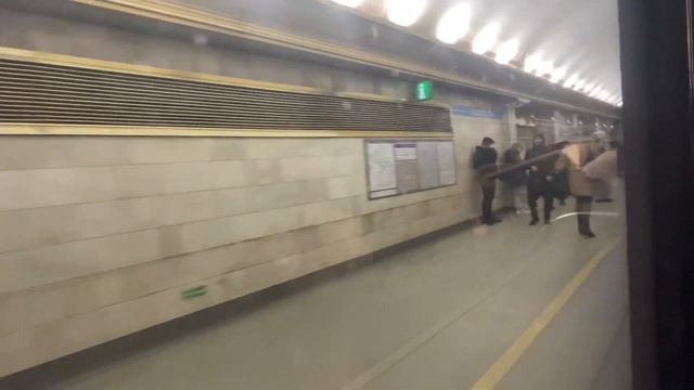 Полная поездка по Московско-Петроградской линии от "Парнас" до "Купчино" на 81-717 №9050 + Бонус
