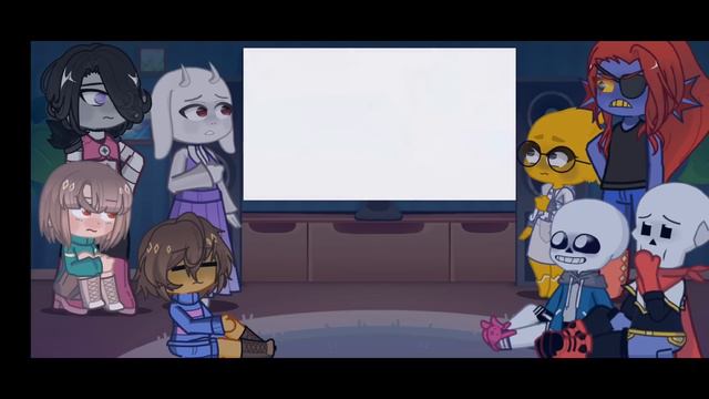 Undertale reacts to The Maniacs Fury (Insanity Sans vs Chara)