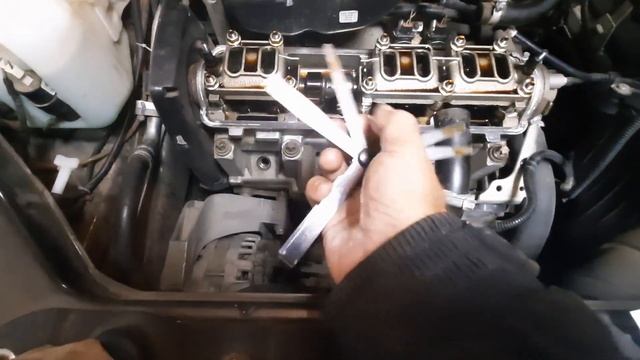 LADA GRANTA FL Регулировка проверка зазоров клапанов двигатель 8 кл 87 л с пробег 32328 км