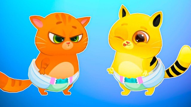 Суровый КОТИК БУБУ #47. Игруля и Бубу играют в прятки. Мультик ИГРА про котят на Игрули TV