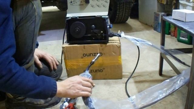 СВАРКА ПОЛУАВТОМАТОМ БЕЗ ГАЗА  MIG-160x  с АлиЭкспресс обзор