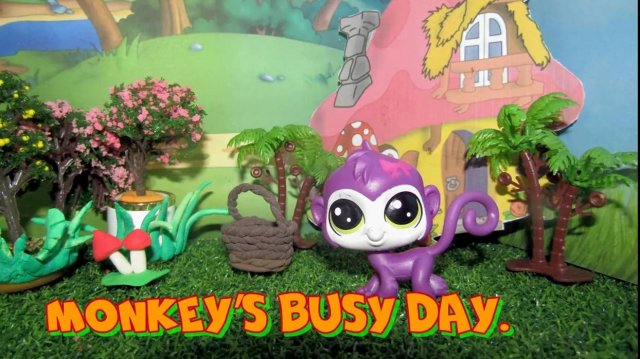 Английский для самых маленьких. Фонетическая сказка с LPS. Monkey’s busy day.