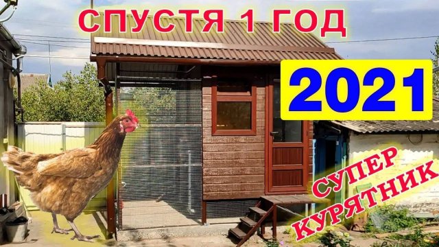 Что стало с курятником класса ЛЮКС через год?!
