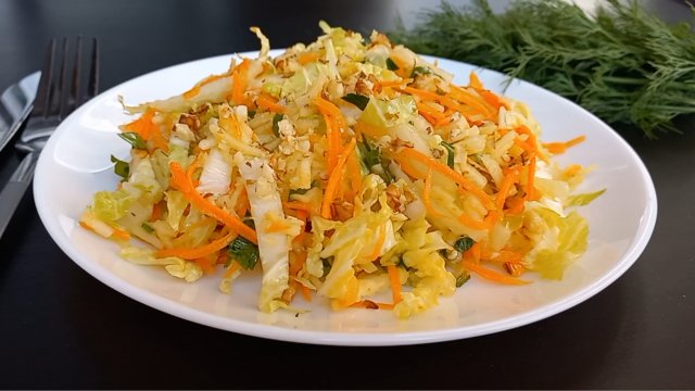 САЛАТ ВИТАМИННЫЙ ЗА 5 МИНУТ Вкусный Салат из самых простых продуктов