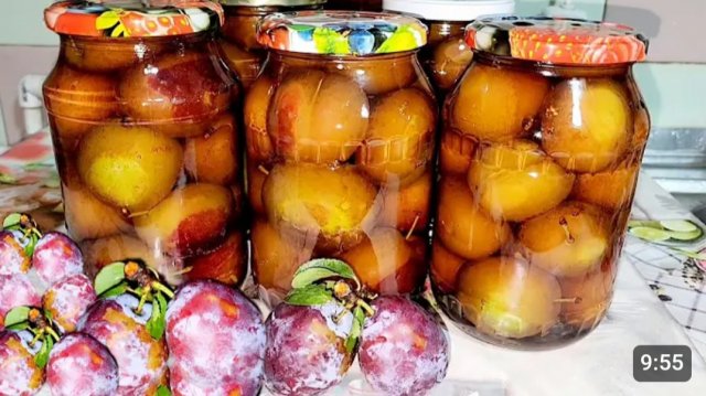 СЛИВА В СИРОПЕ НА ЗИМУ.???