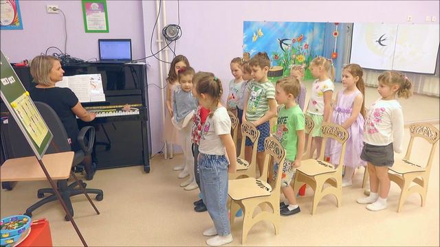 Музыкальное занятие  "Знакомство с музыкальными профессиями"