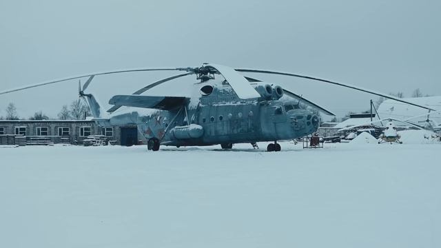 Вертолёт Ми-6 запуск в музее