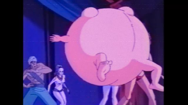 Anime Belly Inflation Vaporwave: Space Adventure Cobra