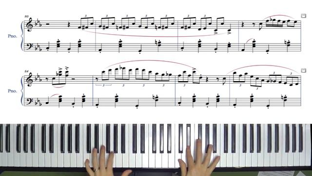 "The Entertainer" Insanely Difficult Jazz Arrangement With Sheet Music by Jacob Koller