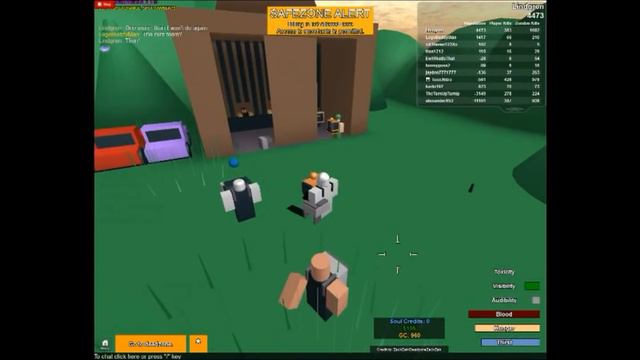 ROBLOX Deadzone Remade: Duping (Drop party) glitch