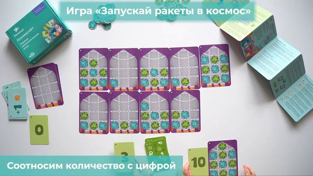 Распаковка игры Умница®️ Космосчёт. Развивающие настольные игры. Математика для детей от 3 лет