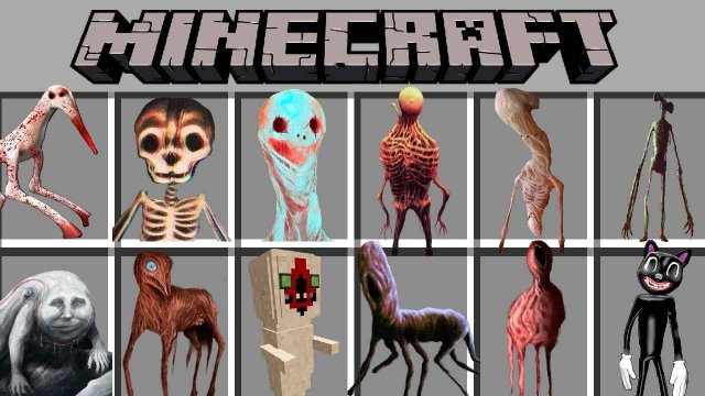 МОД НА ВСЕХ НОВЫХ SCP МОНСТРОВ ТРЕВОРА ХЕНДЕРСОНА В МАЙНКРАФТ БИТВА SIREN HEAD ВСЕ ВИДЫ MINECRAFT