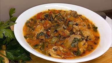 ЧАХОХБИЛИ из курицы Это блюдо хочется повторять снова и снова