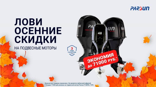 Акция на моторы PARSUN! Дождались!