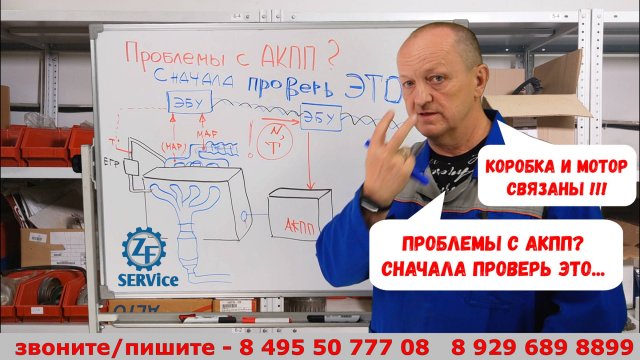 Проблемы с АКПП? Сначала проверь ЭТО ... Возможно неисправен ... двигатель?