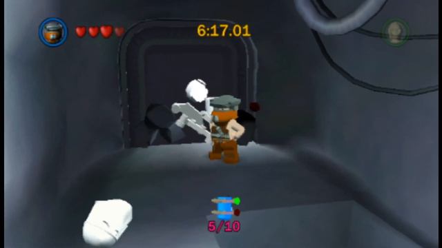 Lego Star Wars II Original Trilogy PSP 100% Episode 5 Level 2 Escape from Echo Base Challenge Mode