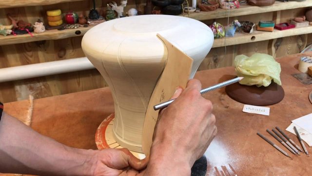 🍯 Процесс создания керамической вазы по 3D модели Волшебство керамики