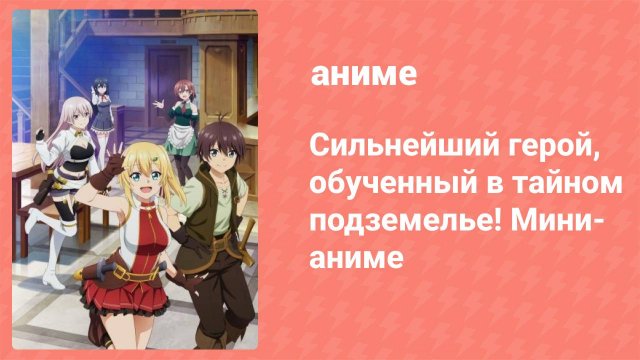 Сильнейший герой, обученный в тайном подземелье! Мини-аниме 12 серия (аниме-сериал, 2021)