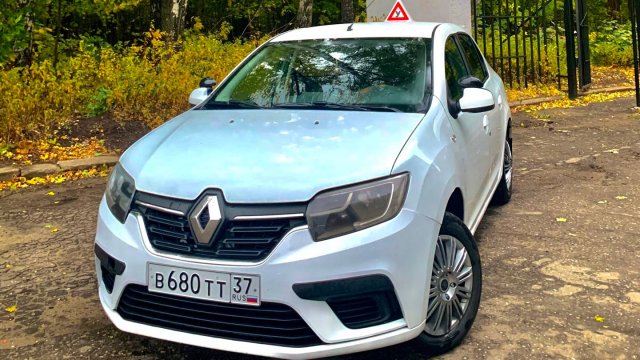 Обзор моего личного учебно авто на АКПП! Рено логан 2 на автомате!