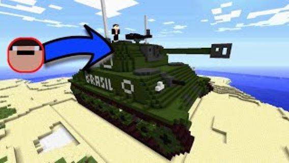 НУБ НАШЛИ ТАНК В МАЙНКРАФТ ! троллинг ! Мультик майнкрафт #майнкрафт #нуб #lintionfan #троллинг