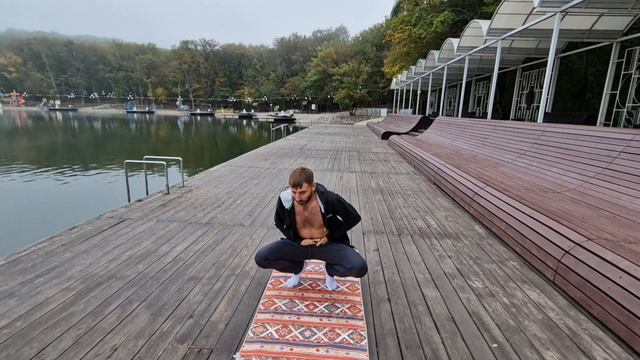 Зарядка
Прогуживание с упражнениями