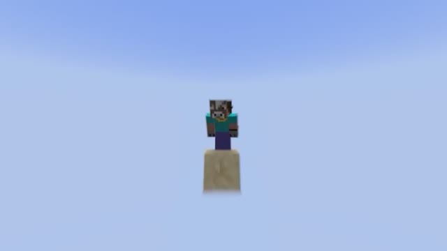 ВЫЖИЛ С ОДНИМ БЛОКОМ ПЕСКА В ПУСТОТЕ! Minecraft!