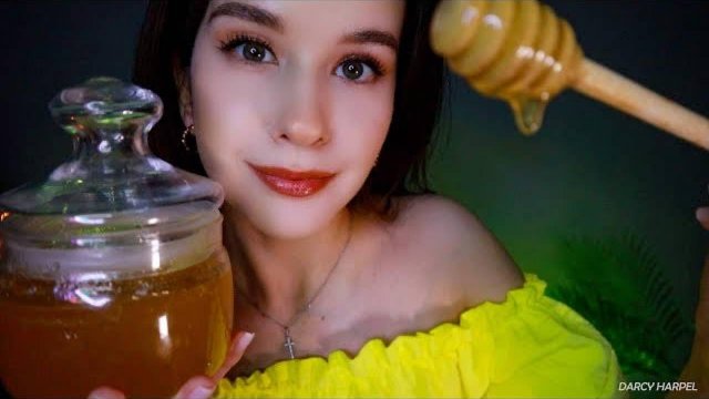 АСМР Медовый МАССАЖ для тебя. Липкие звуки