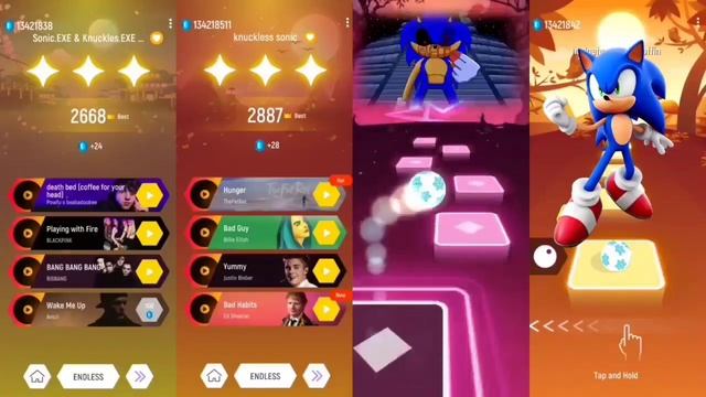 Sonic Exe 🆚 Sonic love Amy Rose 🆚 Sonic Boom 🆚 Hyper Sonic | Sonic EDM Rush Gameplay