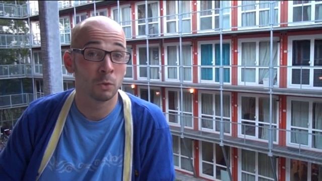 Студенческий кампус из контейнеров. Амстердам.