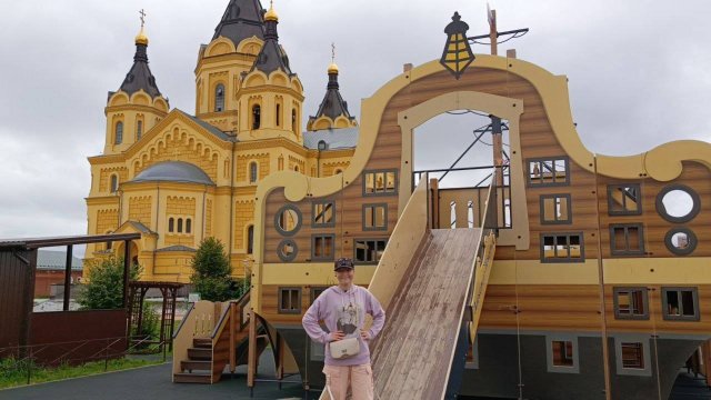 #Нижний Новгород. Круиз на теплоходе " Николай Карамзин " из Москвы в Казань. 3-я остановка. 2 день