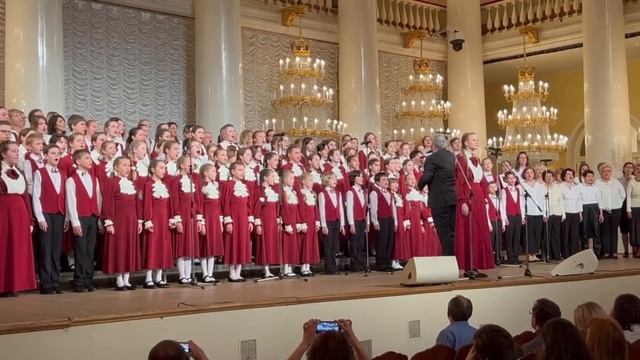 «Беловежская пуща», Пахмутова, Большой Детский Хор имени Попова. Колонный зал Дома Союзов,