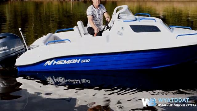 Обзор комбинированного катера НЕМАН 500 с мотором YAMAHA F80 DETL