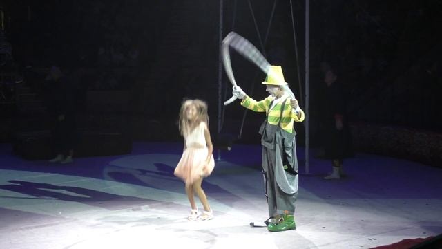 Клоунада в цирке.