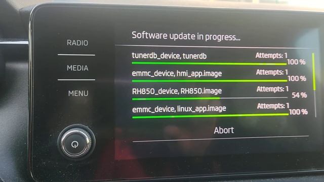 Как обновить прошивку Магнитолы Bolero Swing 2020 2021 Skoda rapid Update Bolero #skoda #skodarapid