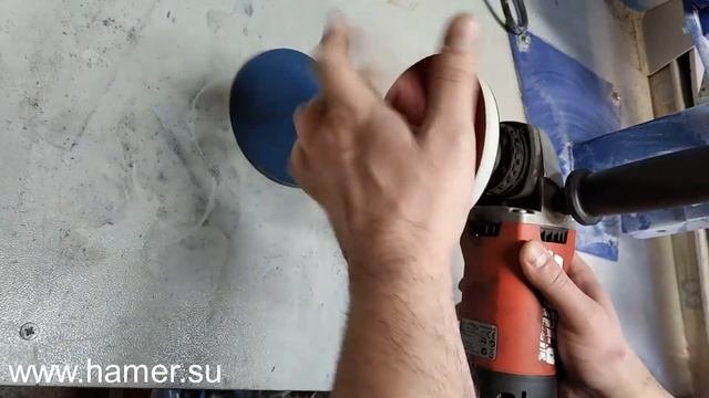 Как установить шлифовальный круг "липучка" на УШМ