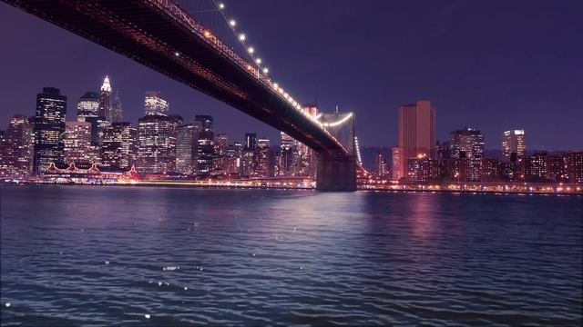 Blue Hour Walk In Dumbo, Brooklyn, New York
