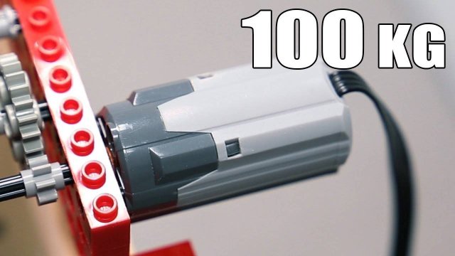 LEGO Мотор поднимает 100 кг