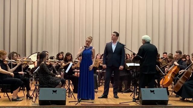 Дуэт Одарки и Карася. С. С. Гулак-Артемовский. Алина Соценко и Анатолий Костюк